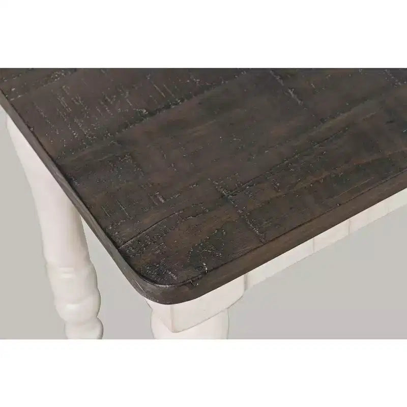 Banc de salle à manger rustique en pin recyclé de 54 po
