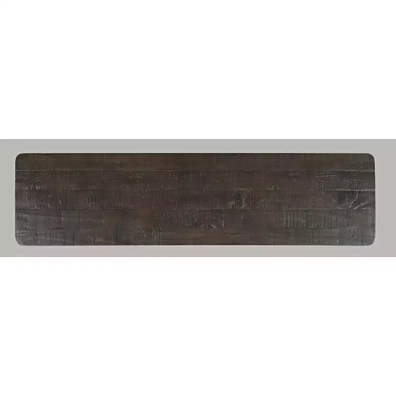 Banc de salle à manger rustique en pin recyclé de 54 po