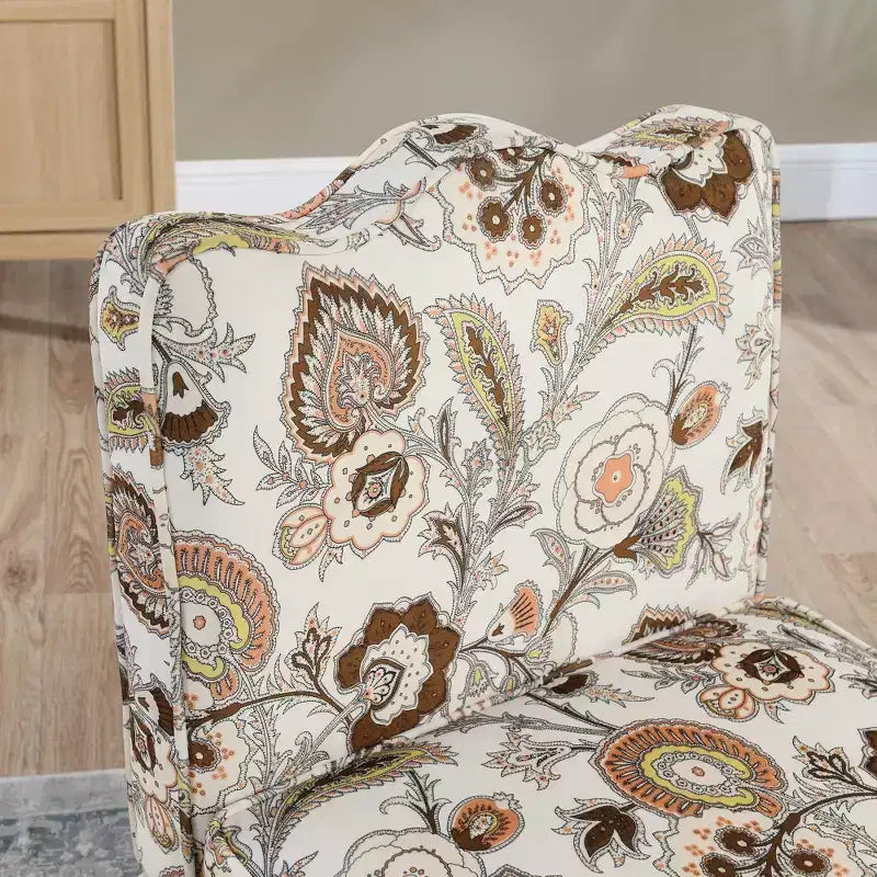 Chaise de salle à manger individuelle en flanelle avec coussin d'assise et dossier moelleux, sans accoudoirs, l'oreiller assorti peut être utilisé comme coussin lombaire