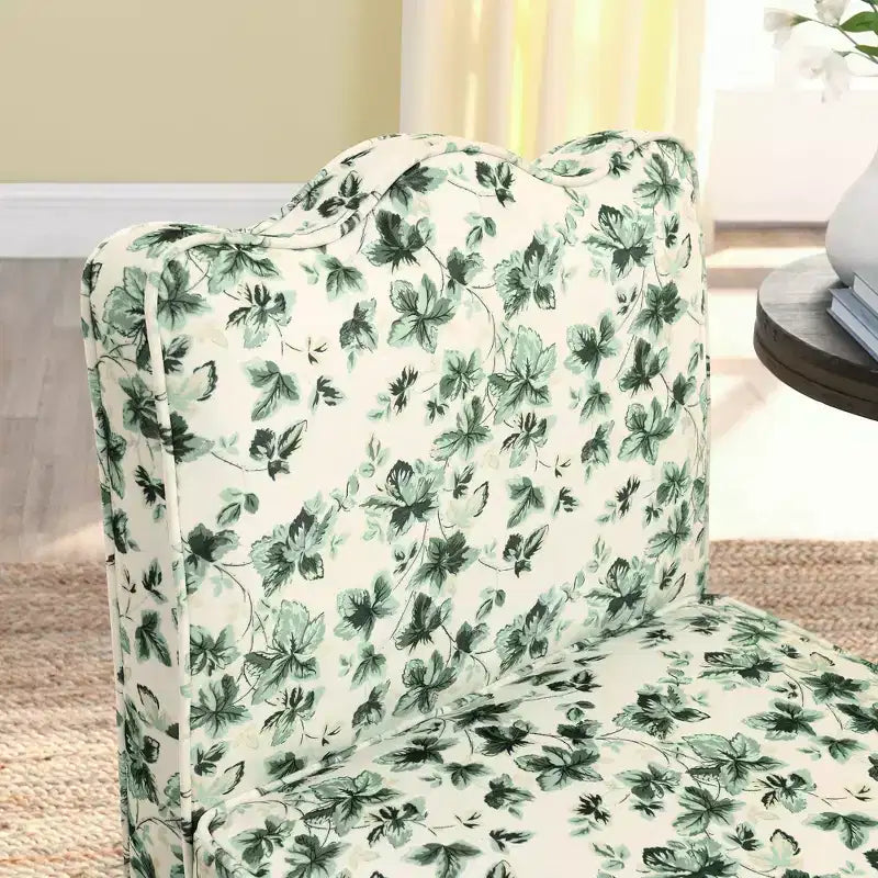 Chaise de salle à manger individuelle en flanelle avec coussin d'assise et dossier moelleux, sans accoudoirs, l'oreiller assorti peut être utilisé comme coussin lombaire