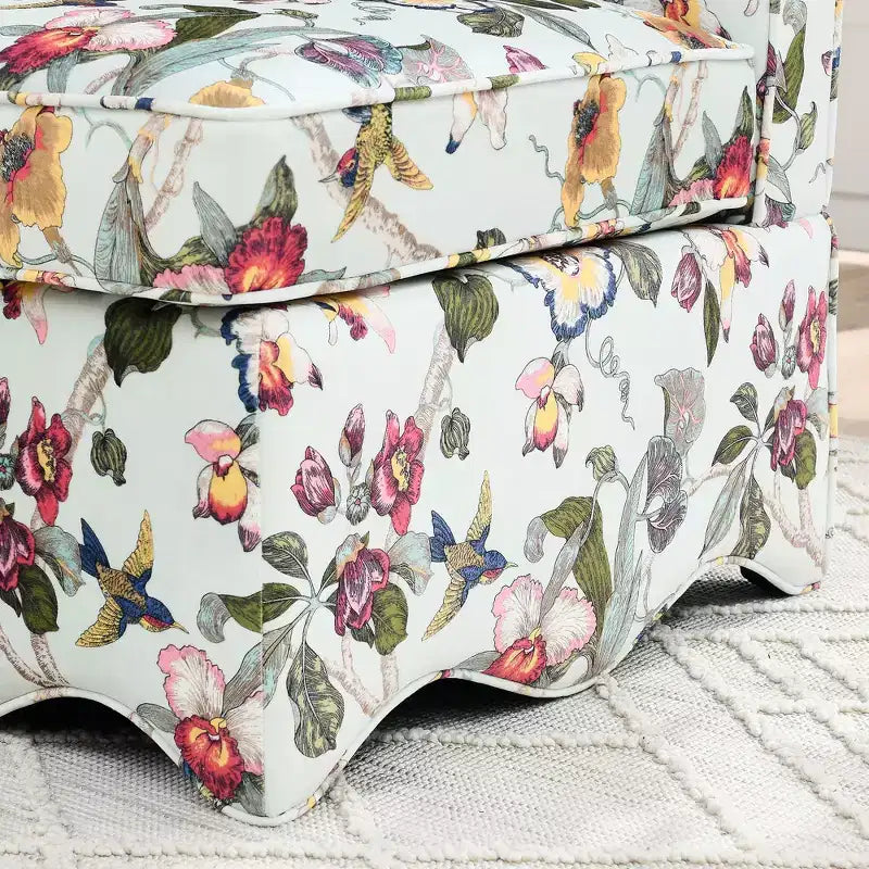 Chaise de salle à manger individuelle en flanelle avec coussin d'assise et dossier moelleux, sans accoudoirs, l'oreiller assorti peut être utilisé comme coussin lombaire