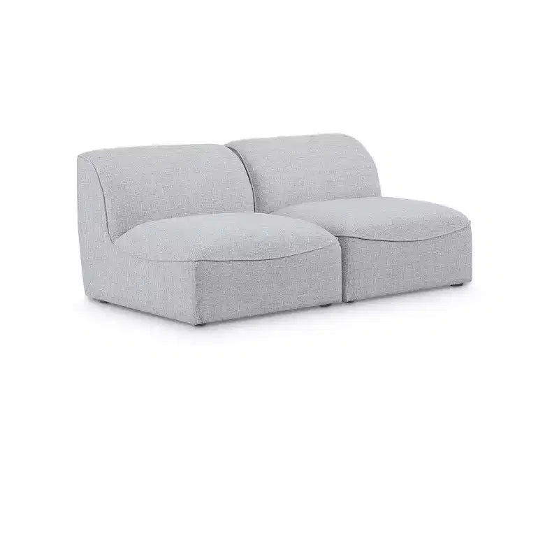 Canapé modulaire texturé en lin durable Miramar