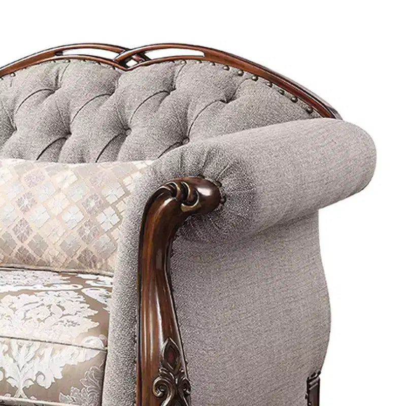 Fauteuil en tissu Miyeon 48" cerise
