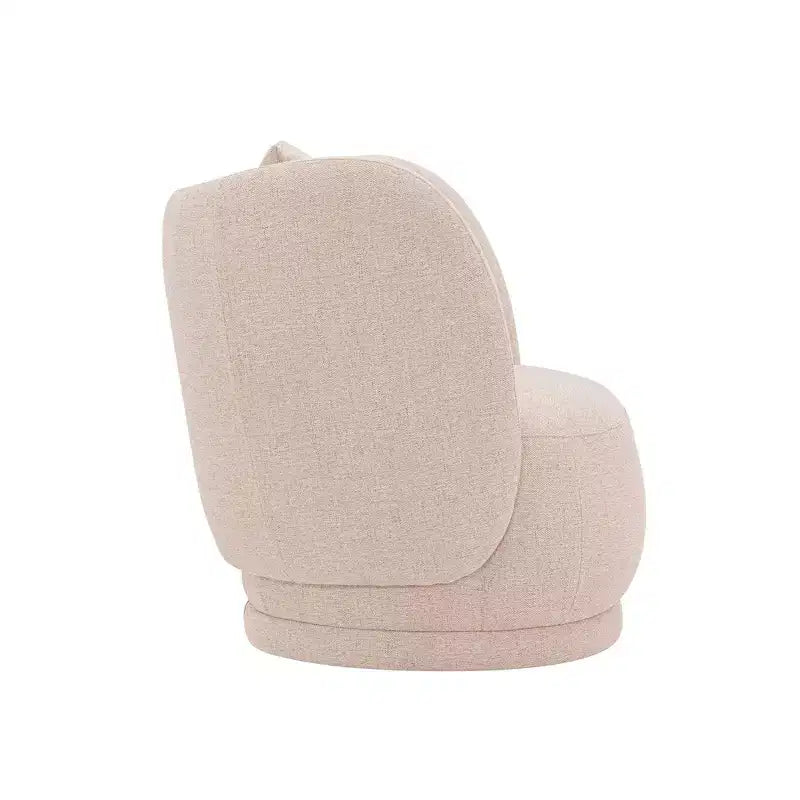 Fauteuil d'appoint contemporain Siri en lin avec coussins