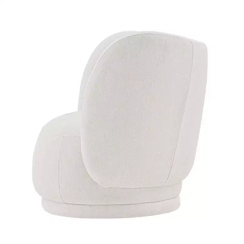 Fauteuil d'appoint contemporain Siri en lin avec coussins